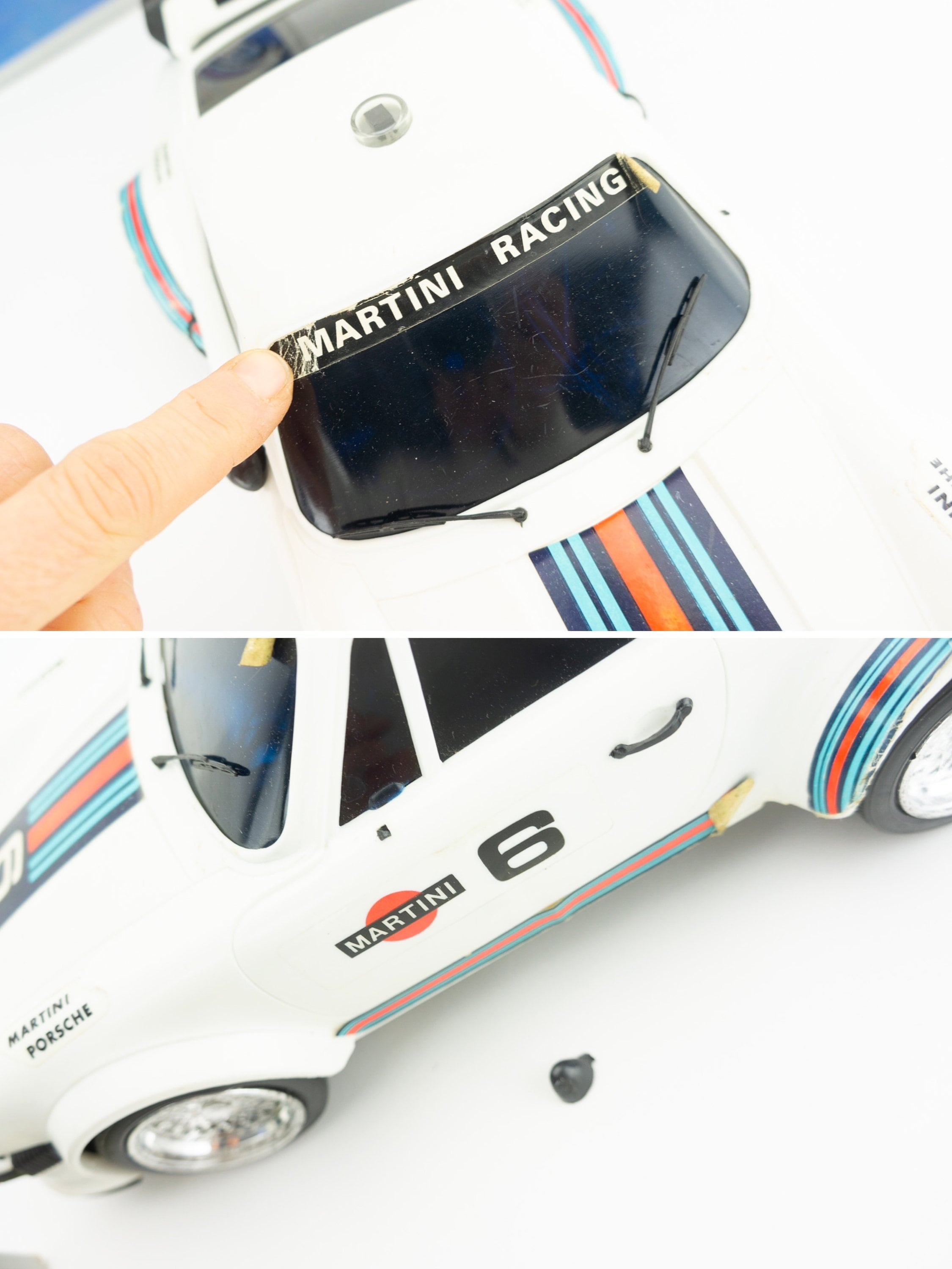 Vintage Porsche 934 Radio Controlled RC Car 1980s | Martini Racing