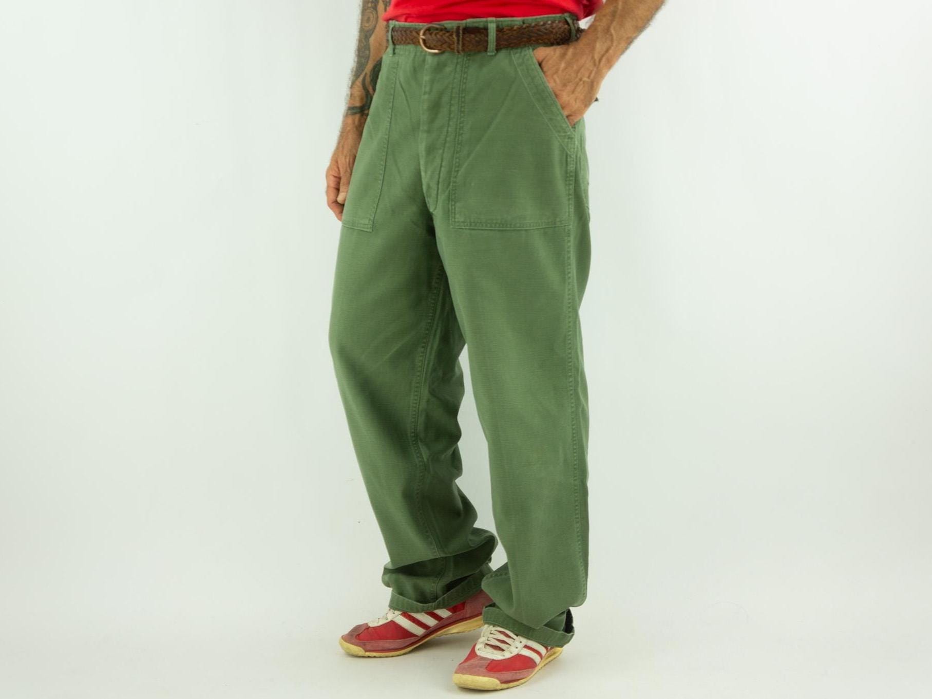 Vintage US Army OG-107 Pants 1960s | Fatigue Trousers 1st Pattern