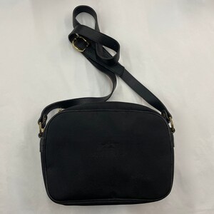 Longchamp Vintage Handbag 1980s Crossbody Bag in Black - Main Image