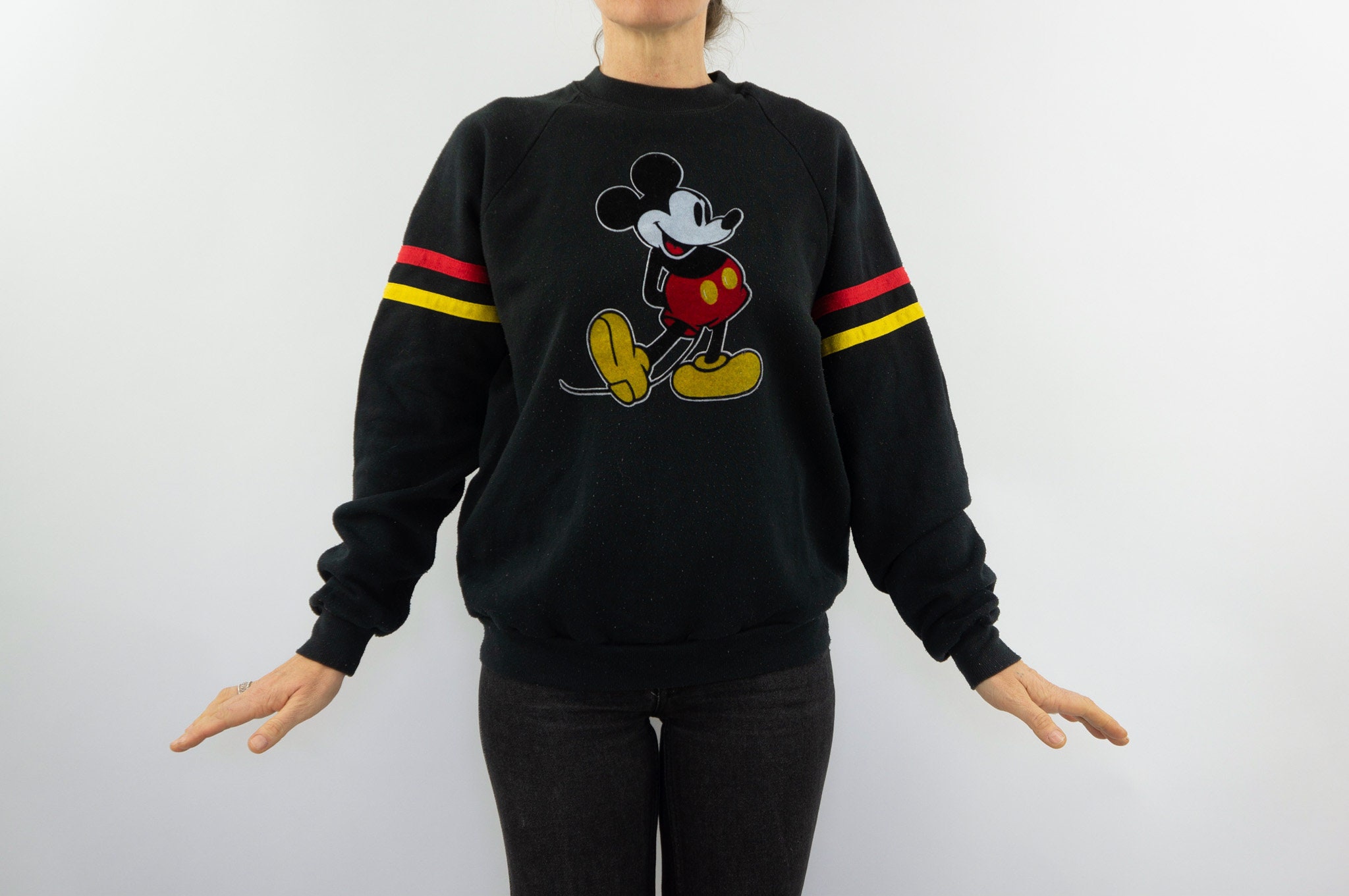 Vintage 90's Mickey and Co puffer pullover reversible Disney