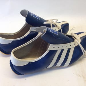 Adidas Avanti Vintage Track & Field Leather Sneakers 1970s Blue With ...