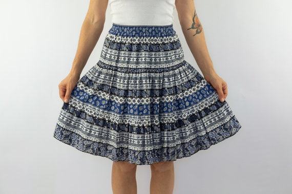 Vintage Peasant Skirt | 1980s | French Provence S… - image 4