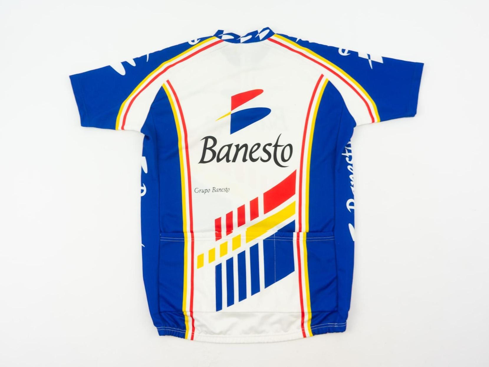 Maillot Cycliste BANESTO Vintage – Nalini Taille M – Delgado – Manches Coupées