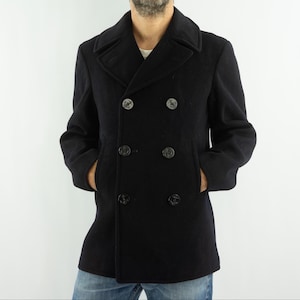 Us Navy Wool 1960s Peacoat - Etsy