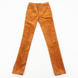 Levi Strauss 241 Vintage Trousers 1980s | Brown Corduroy Pants Levi&#39;s Youthwear Collector | NOS | Made in Belgium | Size XS
