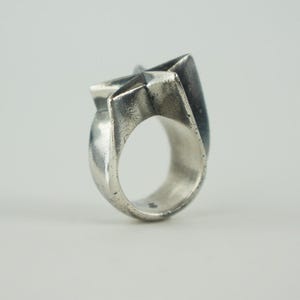 Silver Ring - Comet | Solid Sterling Silver | Handmade Jewelry | Made in France | US 6