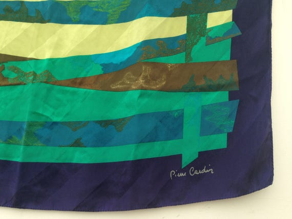 Pierre Cardin | Vintage Silk Scarf | 1980s | Scar… - image 3
