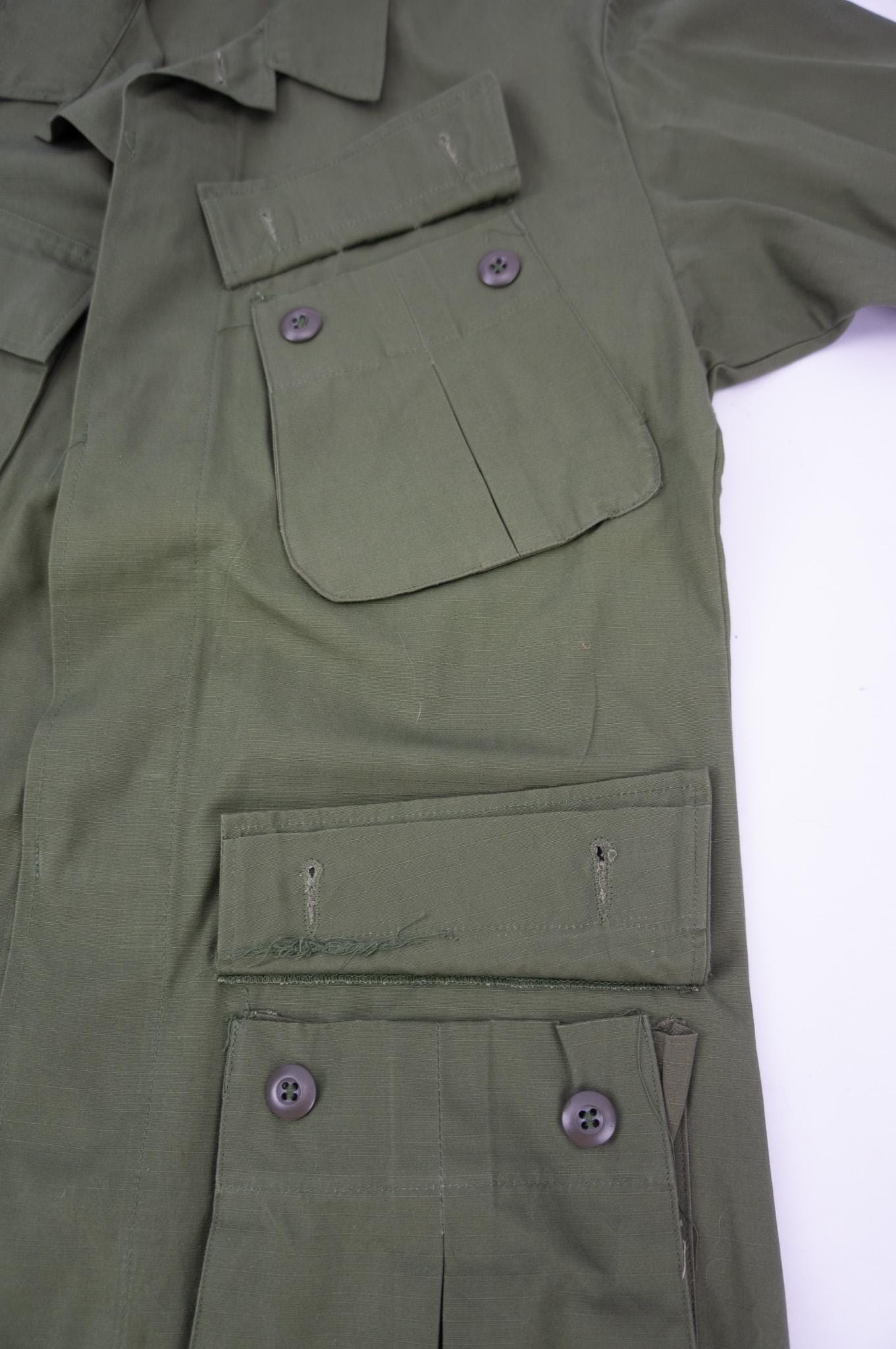 Vintage US Army Tropical Combat Ripstop Jacket 1970s | Jungle 