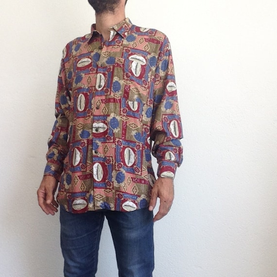 Ted Lapidus | Vintage Full Print Shirt | 1980s | … - image 1