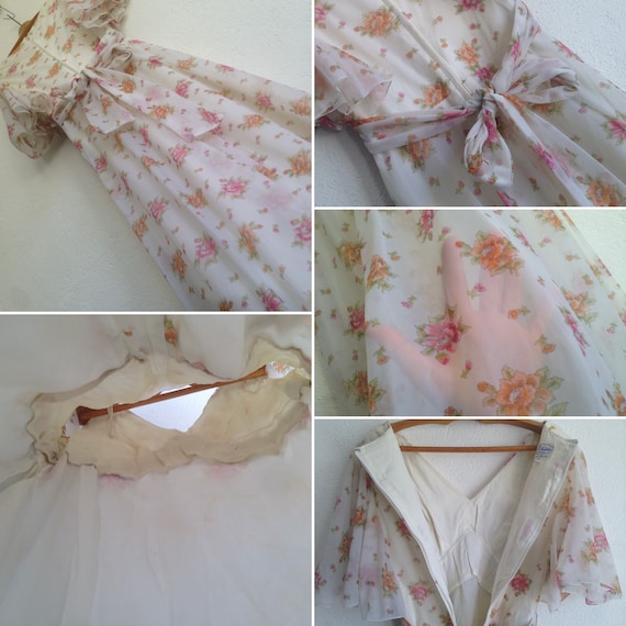 Romantic Vintage Dress | 1970s | Floral Summer Dr… - image 10