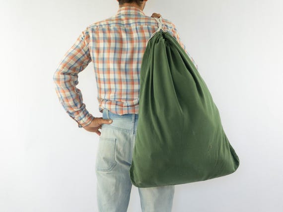 Barracks Bag Vintage 1960s | Us Army GI Military Duffle Bag | OG