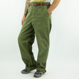 Vintage US Army OG-107 Pants 1970s | Fatigue Trousers 1st Pattern