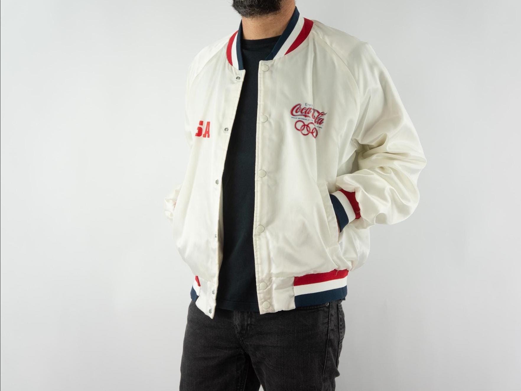 Vintage Olympic Satin Bomber 1988 | Chalk Line Jacket, Team USA