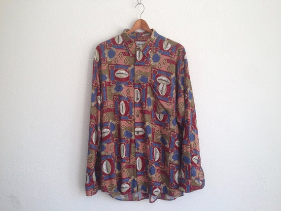 Ted Lapidus | Vintage Full Print Shirt | 1980s | … - image 5