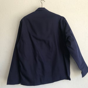 Sapivog French Vintage Workwear 1970s Blue Work Jacket Indigo Jacket ...
