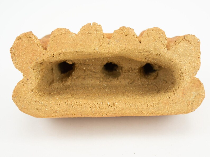 Vintage Brutalist Sculpture 1970s | Seated Terracotta Figures | Naive Art, Unique Piece | Made in Spain image 8