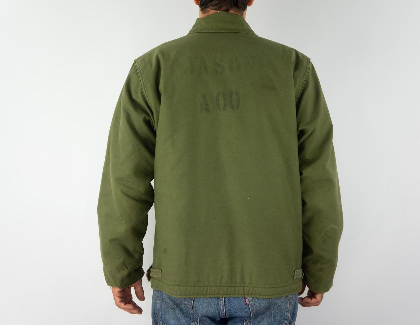US Navy | Vintage 1970s A-2 Deck Jacket | Vietnam War