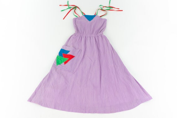 Vintage Summer Dress | 1980s | Dress with Geometr… - image 2