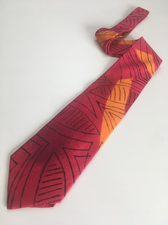 Claude Montana | Vintage Silk Necktie | 1990s | N… - image 5