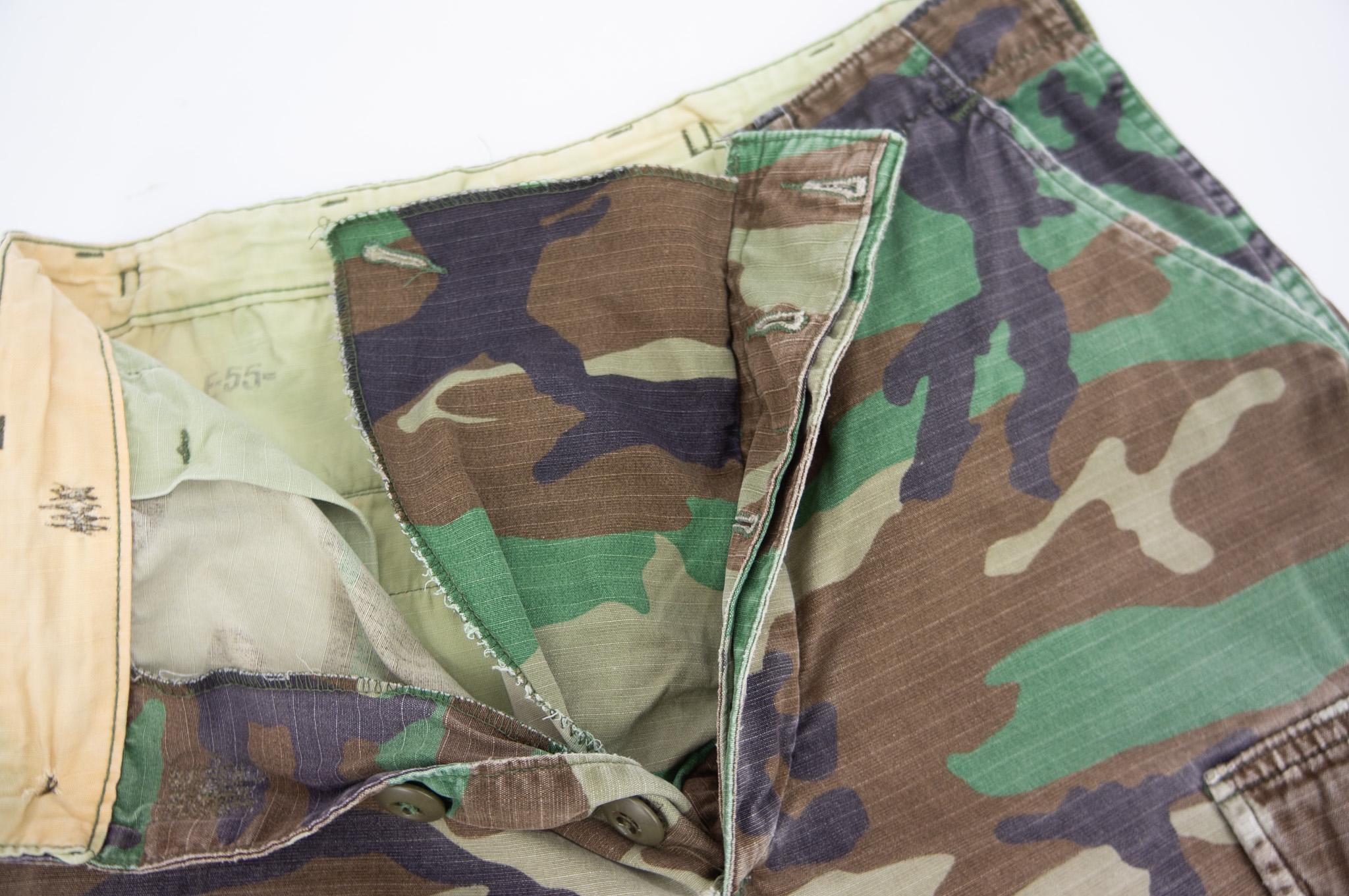 Original US BDU Trouser Army Woodland Camo Ripstop Shirt Combat Dress Uniform