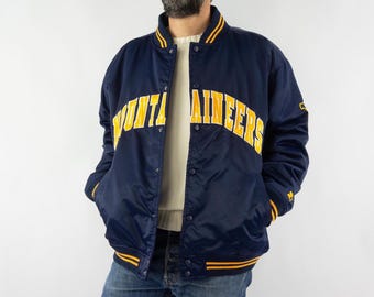 Vintage 1990s Hartwell Sports Leasco Satin Bomber Jacket