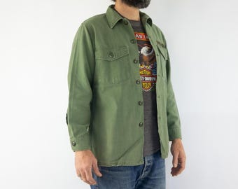 Vintage OG 107 US Army Shirt 1970s | Type 3 Fatigue Utility