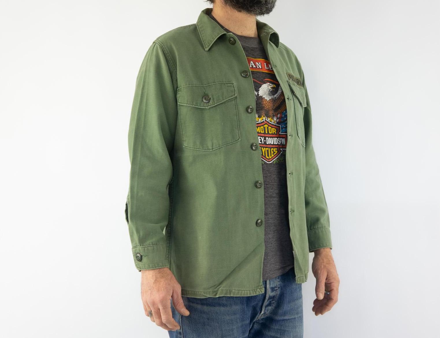 Vintage OG 107 US Army Shirt 1970s | Type 3 Fatigue Utility