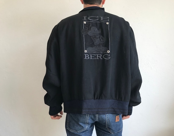 Iceberg | Vintage Jacket | 1990s | Black Jacket With Mickey Iceberg | Vintage Jacket | 1990s | Black Jacket With Mickey