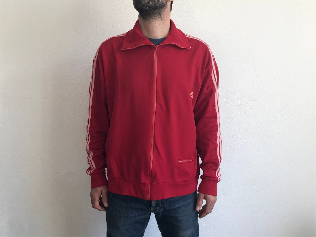 Survêtement Vintage Adidas GLOBUS CREATION 60s France - Veste + Pantalon Taille M - Neuf Sans étiquettes