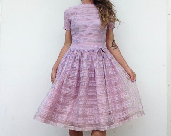 Vintage Petticoat Dress | 1950s | Pink Tulle Dres… - image 1