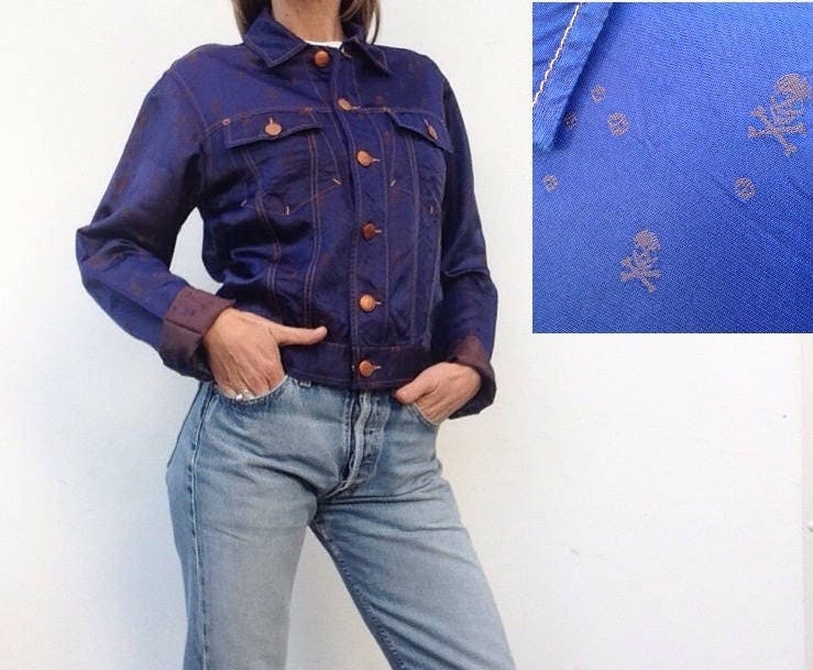 Gaultier Jean's | Vintage Satin Jacket | 1980s | Jacket With
