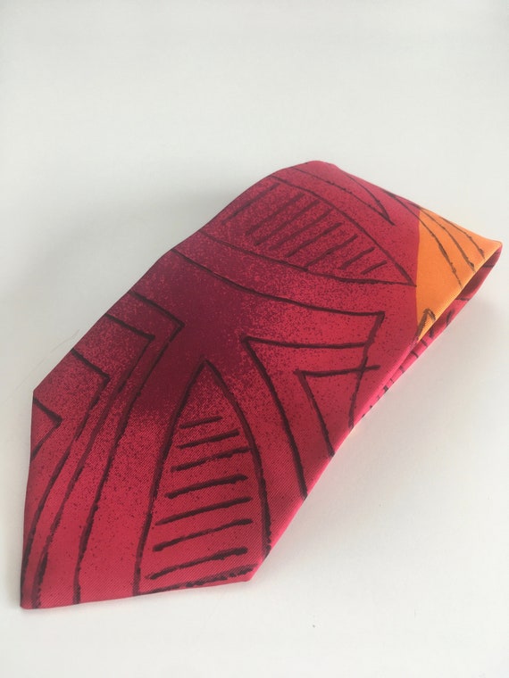 Claude Montana | Vintage Silk Necktie | 1990s | N… - image 7