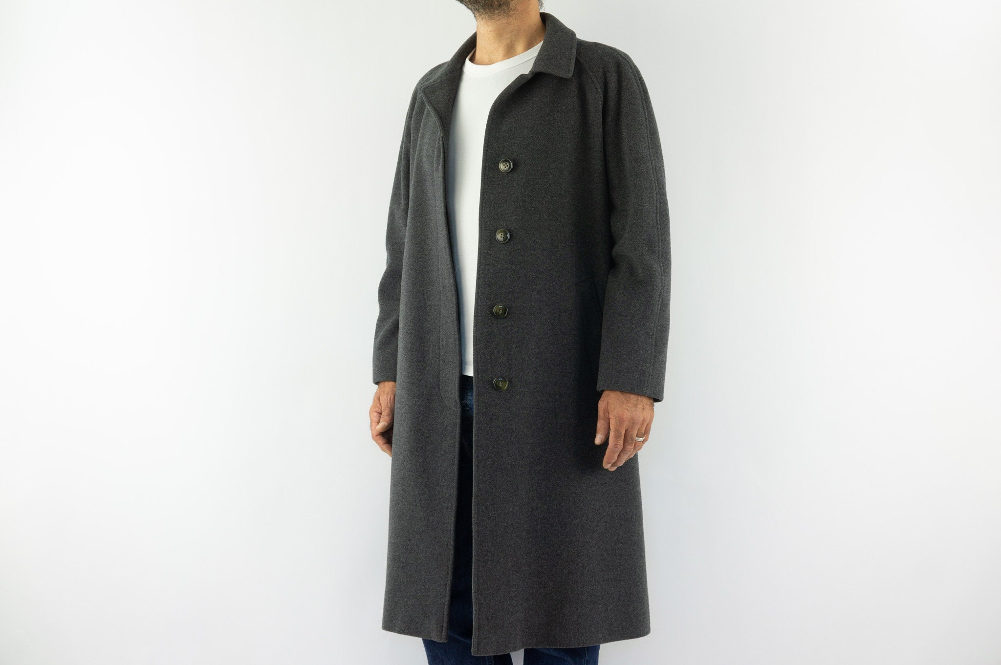 Burberry Irish Tweed Coat - Etsy Burberry Irish Tweed Coat - Etsy