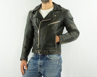 激渋 60s Brimaco カナダ製 レースアップ ライダース ACMEジップ Brimacoライダースジャケット | ヴィンテージスタイル - 古着屋