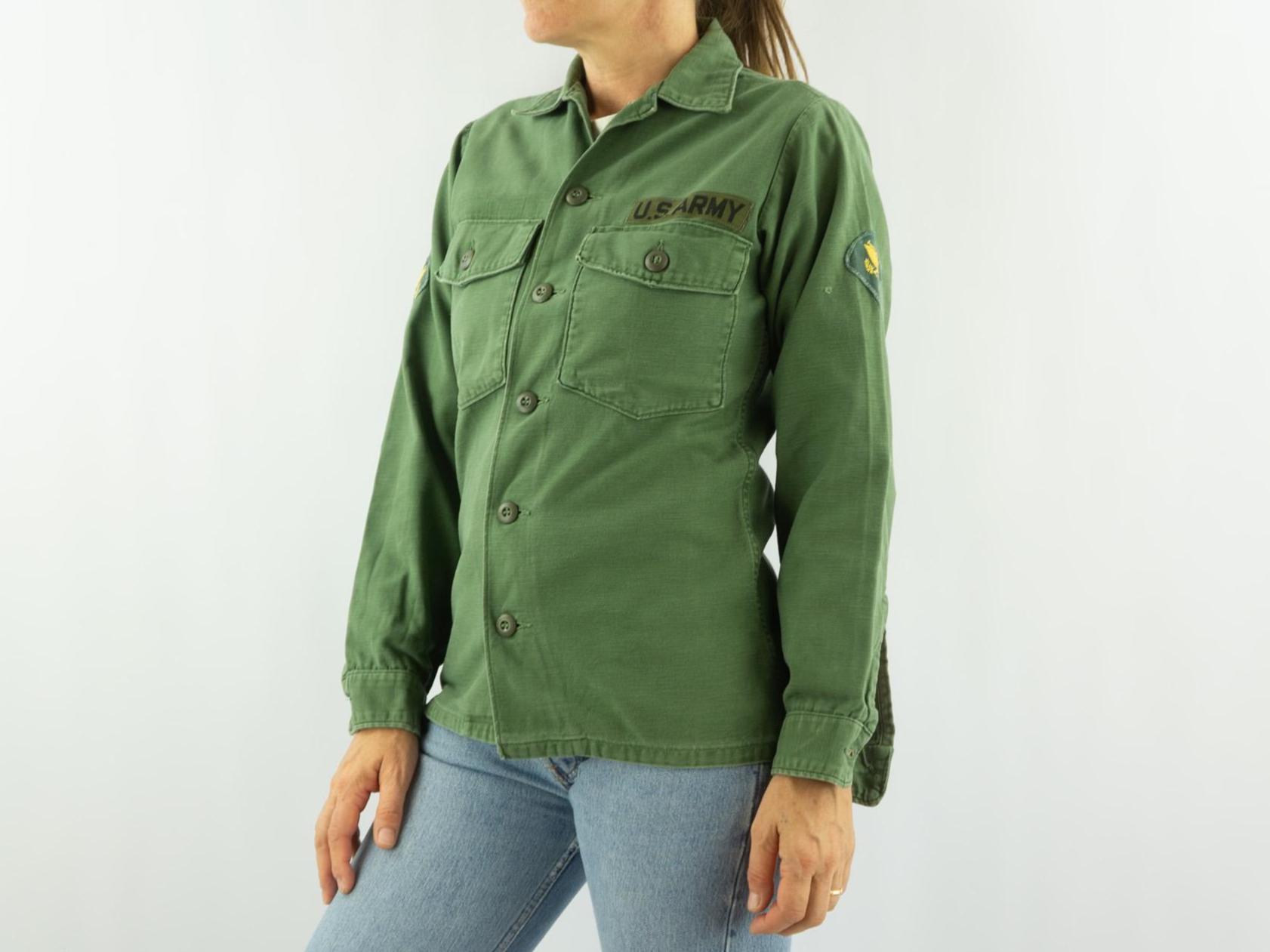 Vintage OG-107 Shirt U.S. Army 1960s | Type 3 Utility Fatigue 