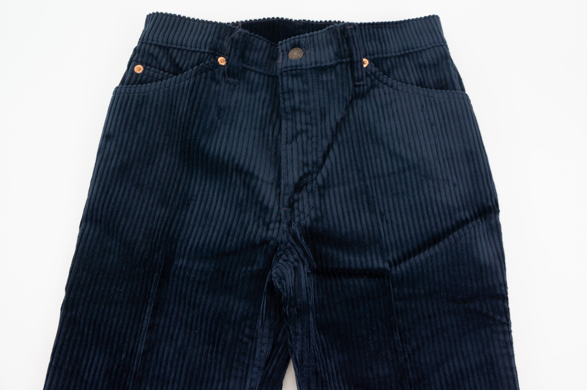 Jean Levi's Vintage Clothing 1970s 519 En Velours Côtelé Rouge - Taille W33, Neuf Avec étiquettes (NWT)