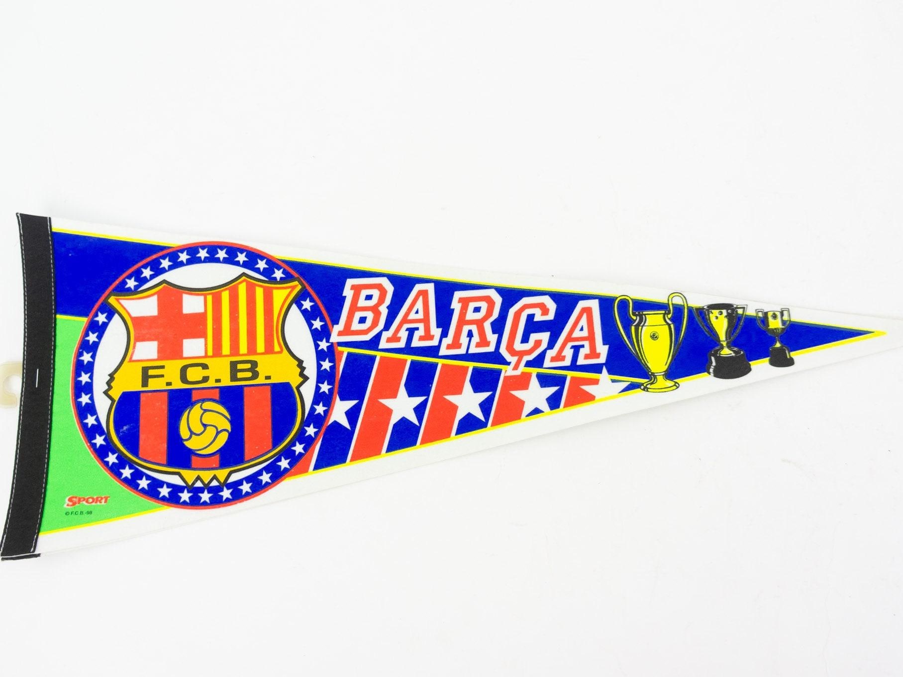 Vintage Football/soccer Pennants | 1990s | FC Barcelona | Barça