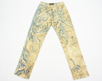 Jeans vintage Roberto Cavalli anni 2000 Pantaloni mom affusolati