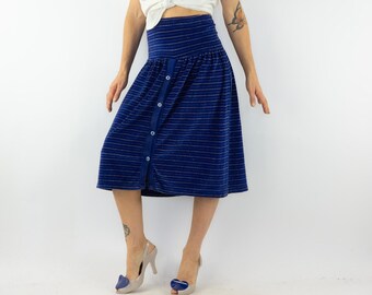Jupe Plissée SONIA RYKIEL En Soie Noire Et Beige - Taille 36/38 - Occasion Très Bon état