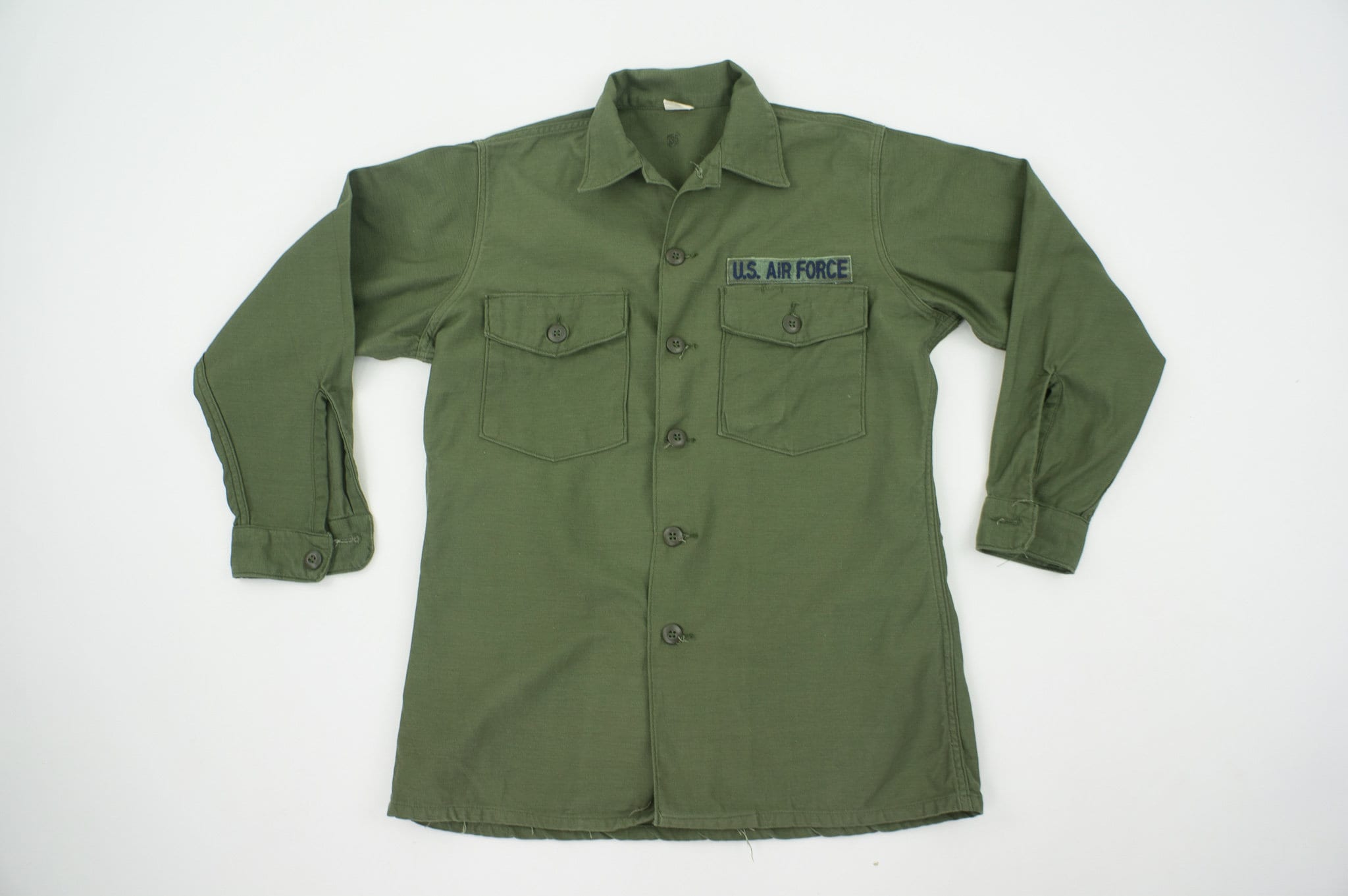 Vintage OG 107 U.S. Army Shirt 1970s | Military Utility Sateen