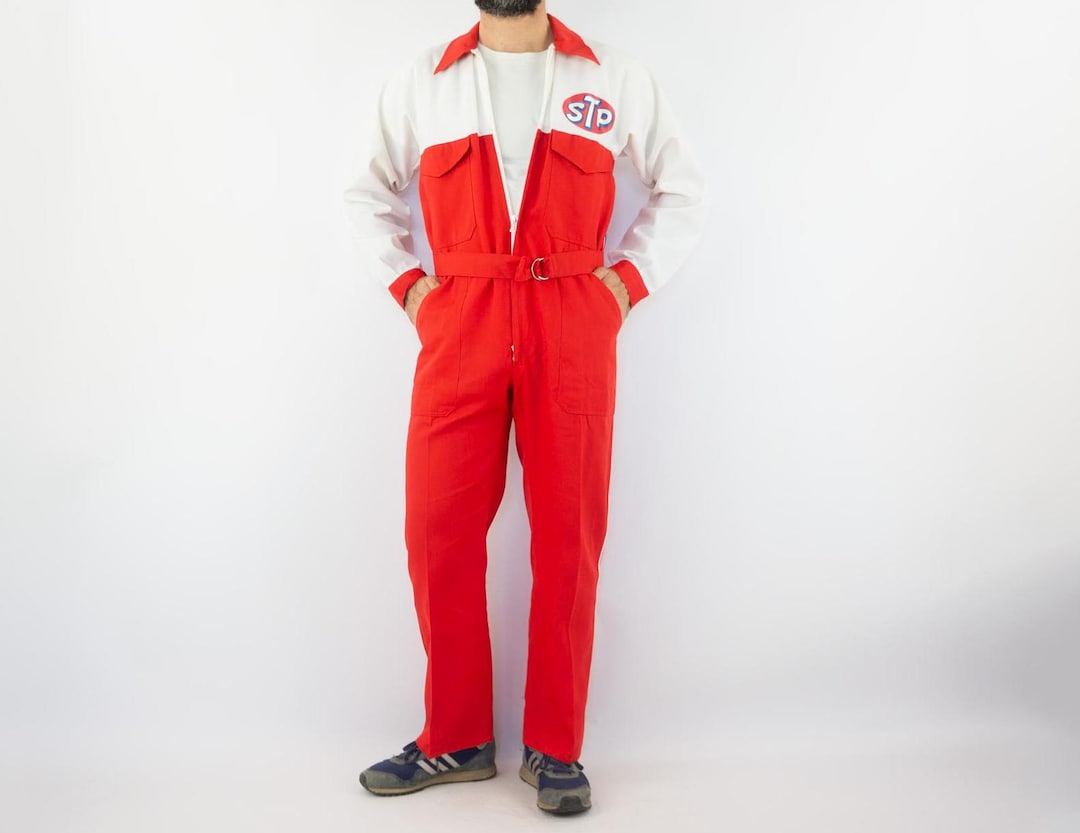 Vintage Comoditex STP Coverall 1970s | Racing Suit Rallye Karting