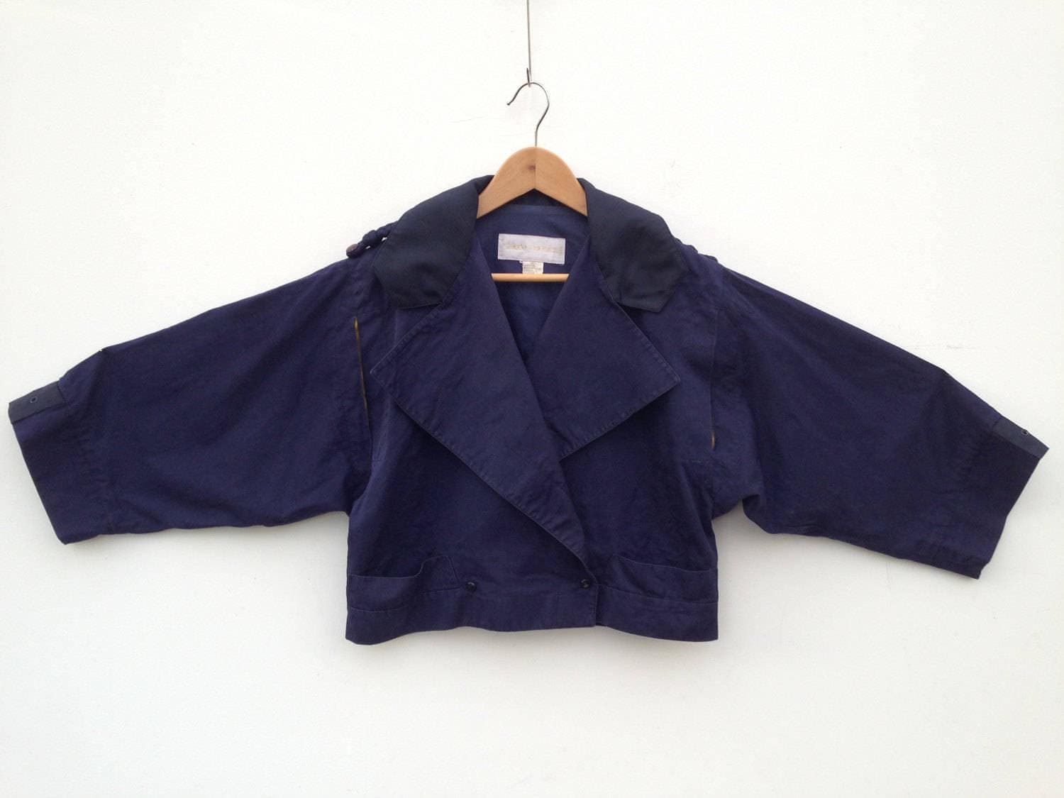 Claude Montana Vintage Jacket 1980s | Short Wide Oversized Jacket