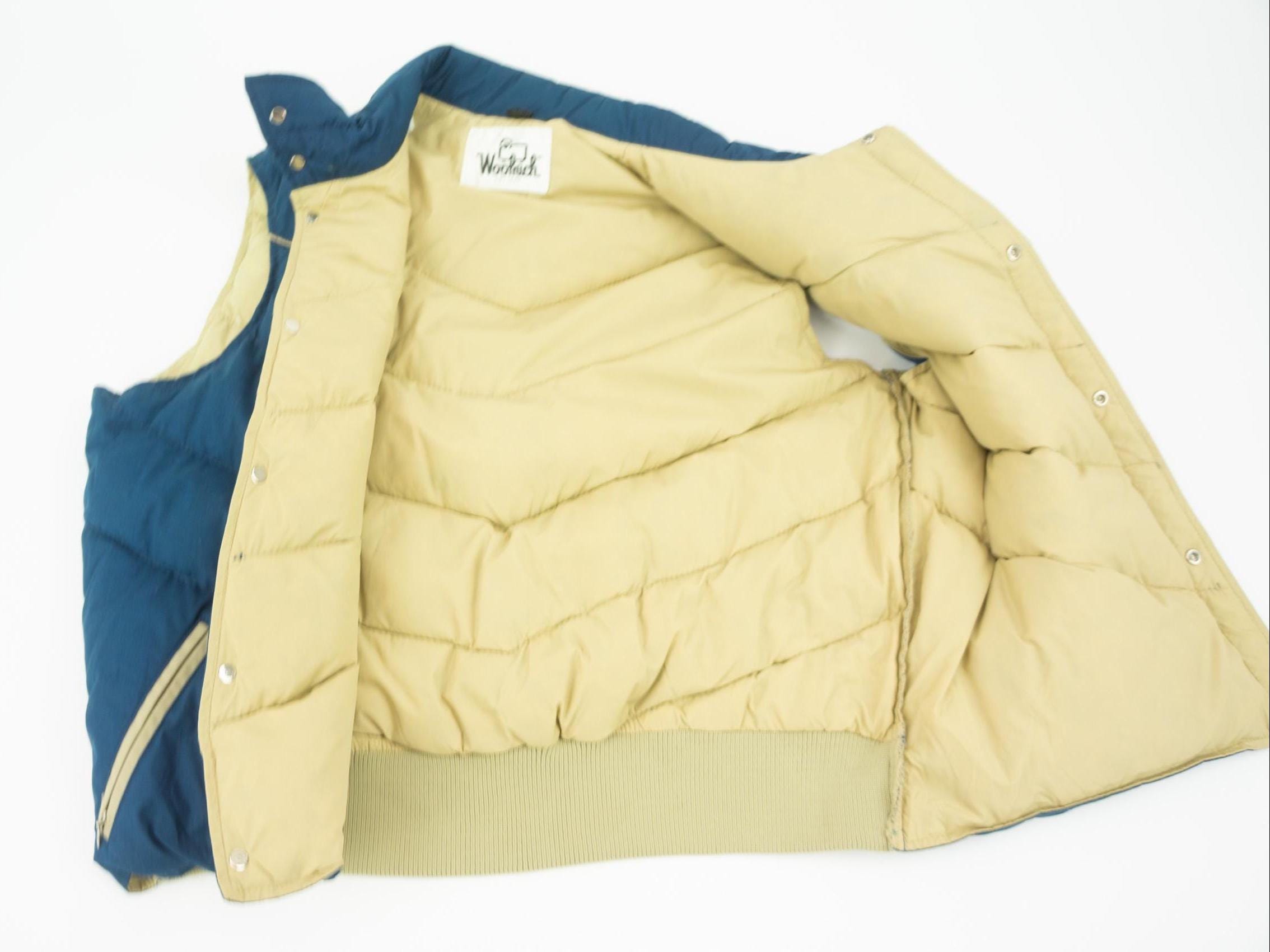 ジャケット・アウター 70s vintage woolrich down vest USA old Vintage Woolrich Down Puffer Vest 1970s | Blue Sleeveless Jacket