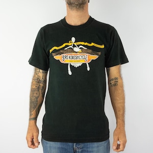 Camiseta vintage Harley Davidson dos anos 90 | SRO Kokesh Cycle Minneapolis | Camiseta preta de motociclista | Camiseta com estampa de motocicleta | 100% algodão, fabricada nos EUA