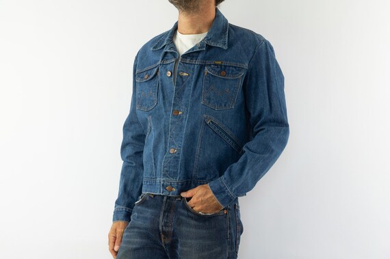 Maverick Vintage Trucker Jacket 1970s | Indigo Blue Bell Denim
