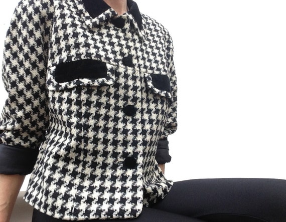 Karl Lagerfeld, KL Monogram Checked Silk Dress, Woman, Black/White Monogram Check, Size: 38