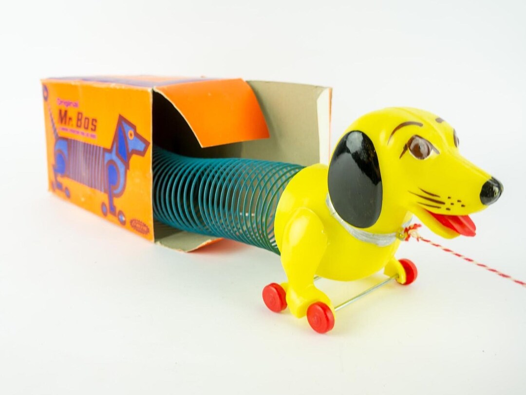 60's SALLINGBOE DENMARK DOG TOY／ヴィンテージ玩具 Sallingboe Denmark Leather Dogs, 1960s | #50491