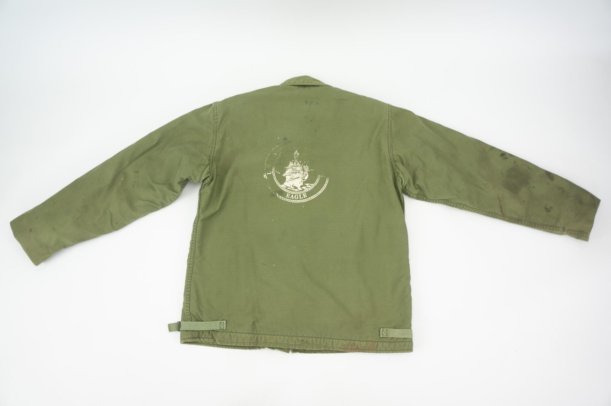 Vintage A-2 Deck Jacket 1970s | US Navy Military Coat | Vietnam