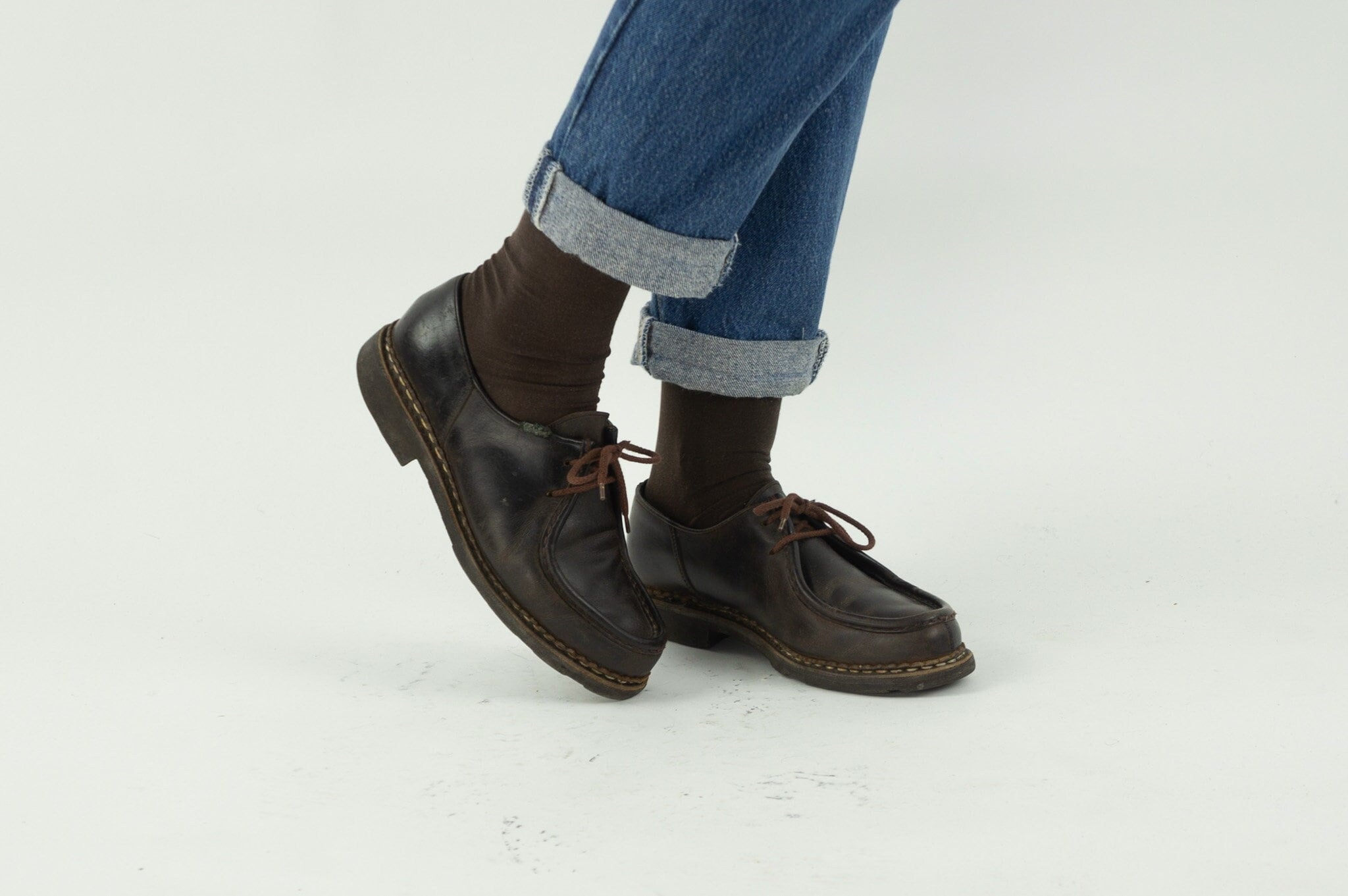 Paraboot - Michael | Vintage Derby Shoes | 1980s | Brown Paraboot - Michael | Vintage Derby Shoes | 1980s | Brown