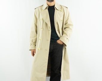 Burberrys Vintage Original Loden Coat 1980s | Long Beige Wool